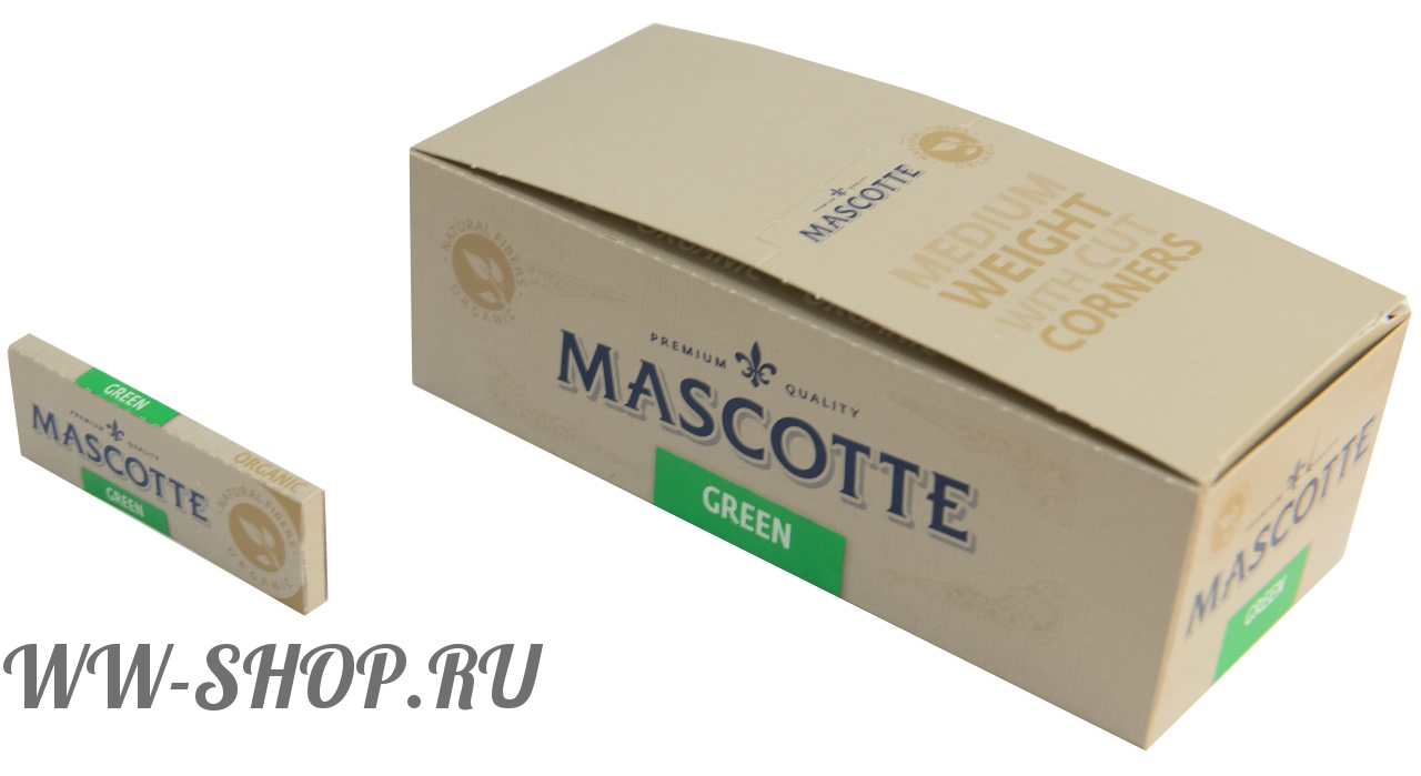 бумага сигаретная mascotte- green 50x50 Красноярск